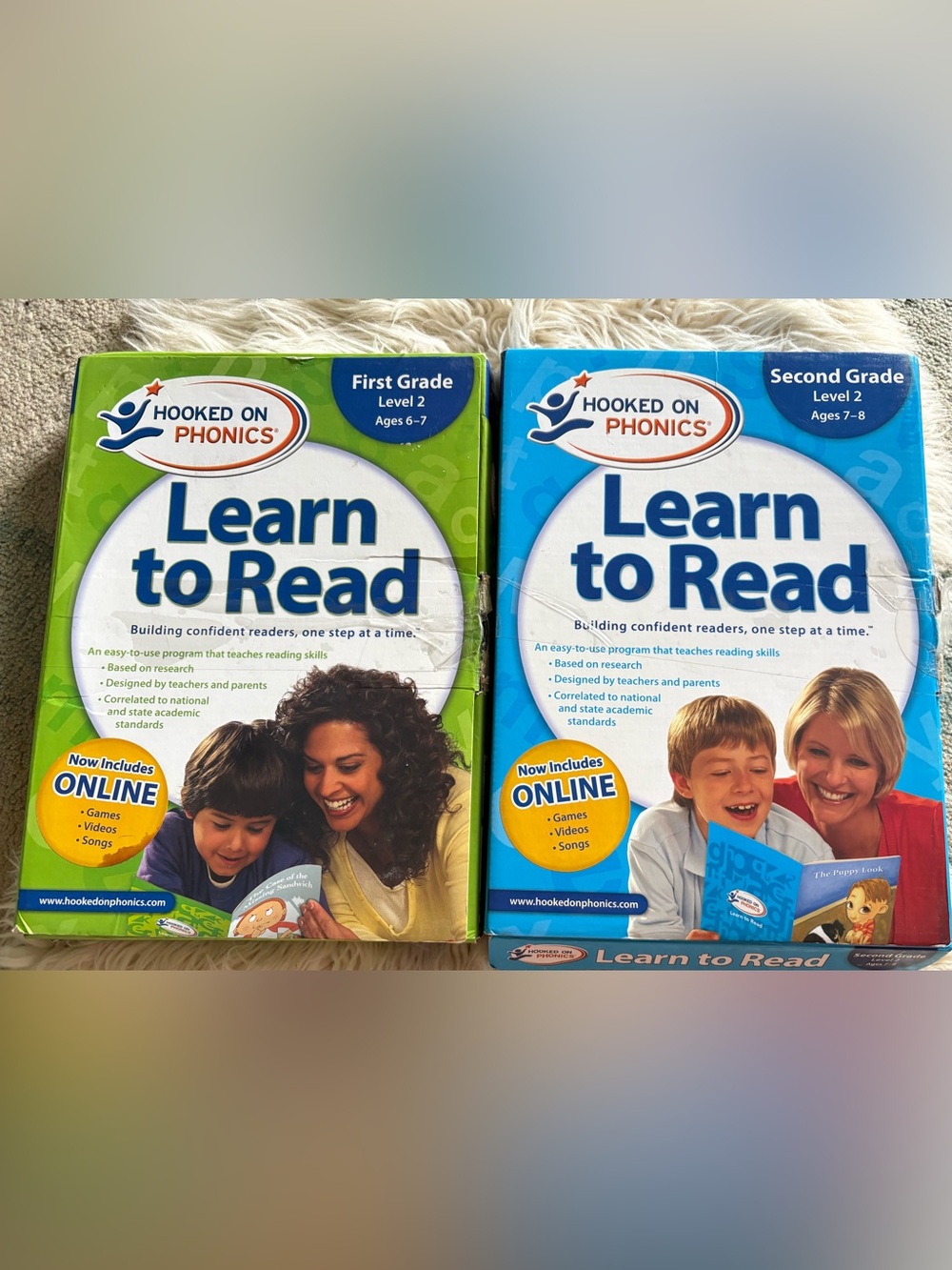 Hooked on Phonics Pre-K 1st 2nd Grade Learn to Read Workbook DVD Books Sets